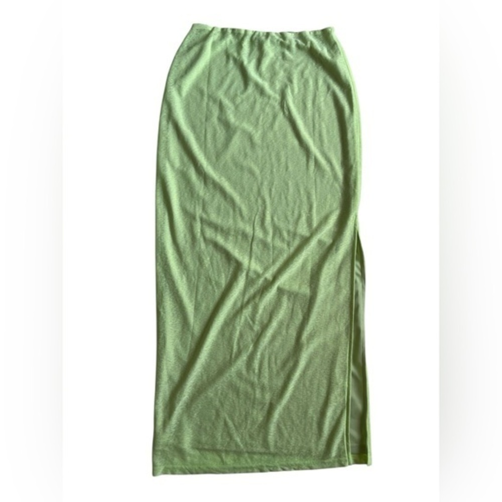 Peppermayo Vibrant Green Maxi Skirt